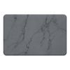 Hard Diatomite Bath Mat Stone Super Dry AntiSlip Foot Shower Mats in Dark Grey