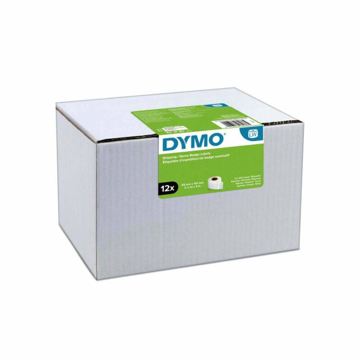 Dymo Label Writer Shipping Labels 54mm X 101mm - 12 Rolls