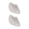 2pk Lvd Medium Clam Shell Washed Resin Sea Statue Indoor/outdoor Decor 21x15x9cm