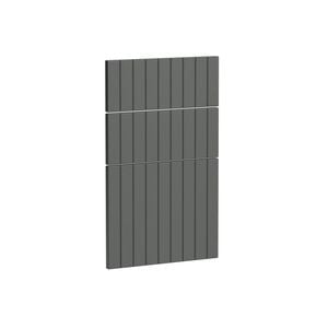 Kaboodle 450mm Grey Fig V-Groove 3 Drawer Panels