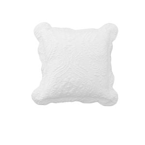 Bianca Elegance Cordelia White Square Cushion 43 x 43 cm