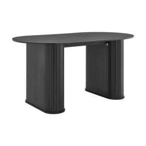 Kayla Dining Table Oval 160cm Black