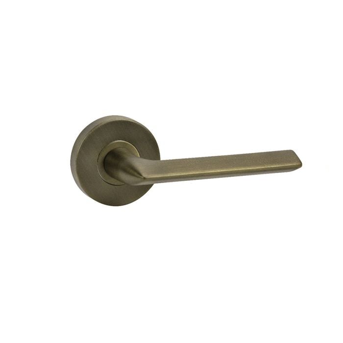 Delf Antique Brass Alicante Dummy Lever Set