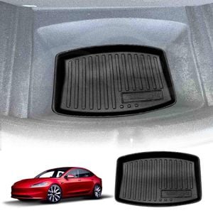 Tesla Model 3 2023-Onwards All-Weather Rear Well Liner Rear Trunk Toolbox Cargo Mat