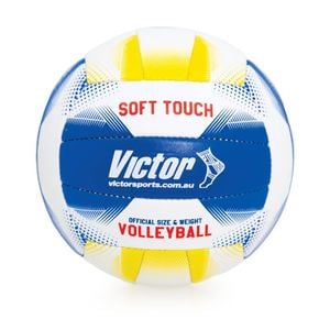Victor Volleyball Soft Touch Size 5 Indoor Outdoor Durable
