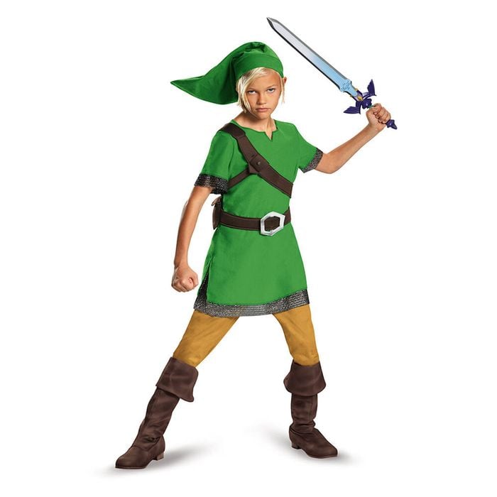 Nintendo - Legend of Zelda Link Classic Kids/Childrens Costume Size 7-8