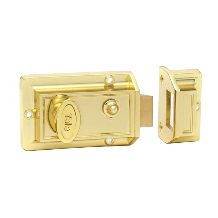 Yale Gold Single Cylinder Nightlatch