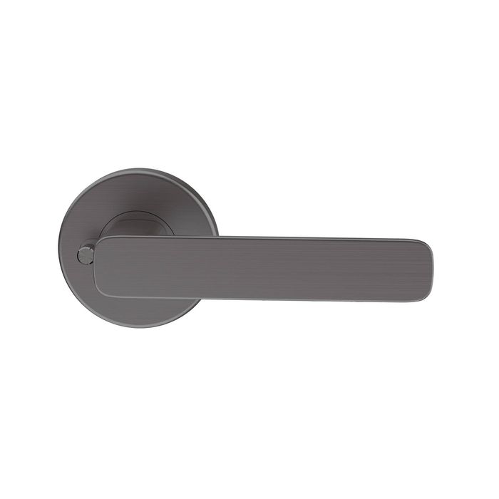 Schlage Graphite Element Series Harper Privacy Lever Set