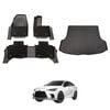 AUSGO Double-Layer Floor Mats & Boot Liner Set for Lexus RX Series RX350/RX350h/RX500h 2022-Onwards Car Floor Liners Cargo Mat