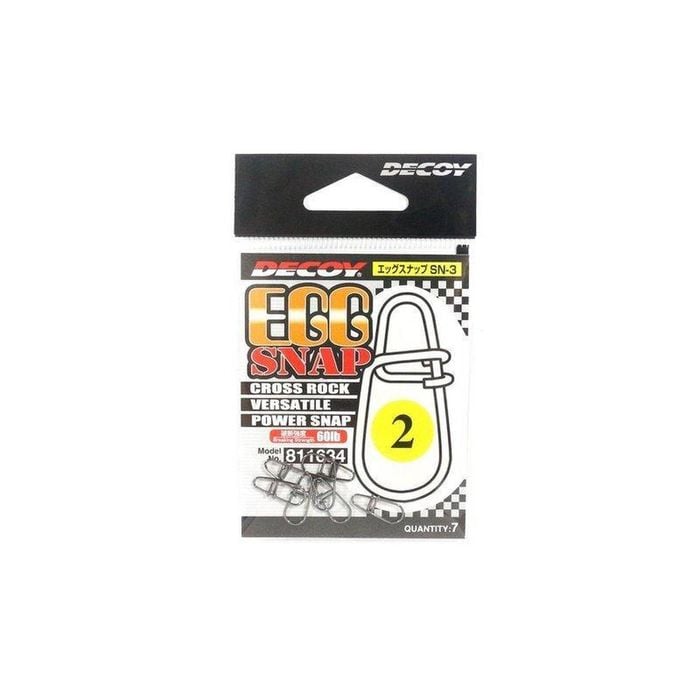 Decoy SN3 Egg Snap Powerful Cross Fishing Lock Snap 2