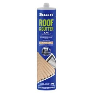 Selleys 300g Paperbark Roof And Gutter Silicone Waterproof Sealant