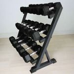 BRIXX 5kg - 30kg Hex Dumbbell Set & Rack