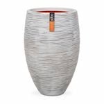 Capi 40 x 60cm Ivory Rib Outdoor Plant Pot