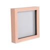 Nicola Spring 3D Box Photo Frame - 6" x 6" - Light Brown