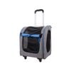 Ibiyaya New Liso Backpack Parallel Transport Pet Trolley - Slate/Sapphire