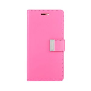 Goospery Rich Diary case for iPhone 14 Pro - Hot Pink
