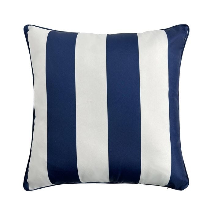 Marquee 45cm Navy Cabana Stripe Outdoor Cushion