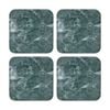 4pk Maxwell & Williams Coaster Collective Square Marble Coaster 10cm - Green