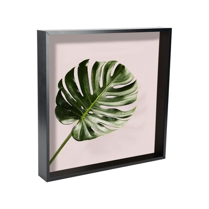 Nicola Spring Acrylic 3D Deep Box Photo Frame - 16" x 16"  - Black