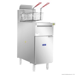 Frymax V Pan Natural Gas Deep Fryer  - Pasta Cookers - Gas (vp122)