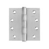 Lemaar 100 x 100 x 2.5mm Satin Chrome Fixed Pin Flat Tip Hinge