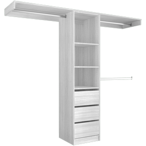 Lugna 2100mm Mist Pack 4 Opening Built In Wardrobe Package