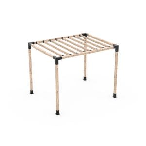 Toja Grid Pergola Kit W/ Knect Rafter Brackets