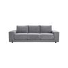 Eliana 4 Seater Sofa Fabric Uplholstered Lounge Couch - Fog
