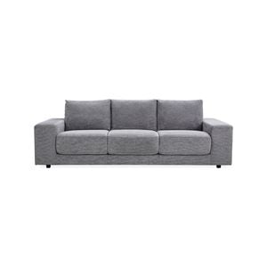 Eliana 4 Seater Sofa Fabric Uplholstered Lounge Couch - Fog