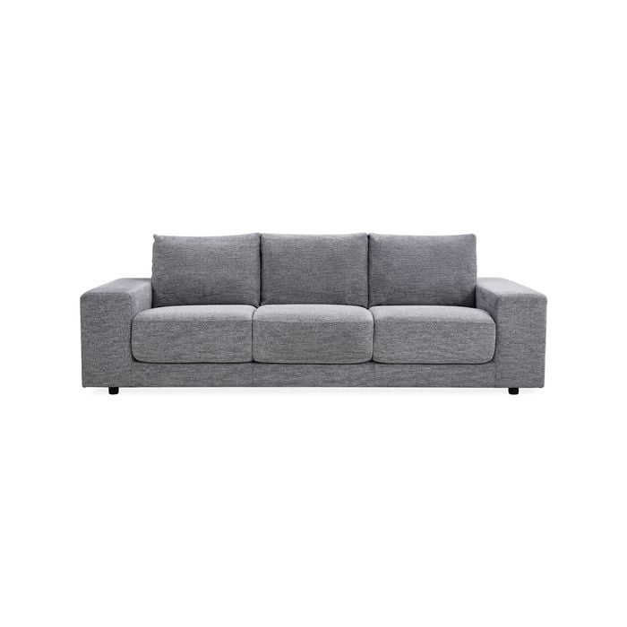 Eliana 4 Seater Sofa Fabric Uplholstered Lounge Couch - Fog