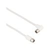 Antsig 2m White Right Angle F Type Male Antenna Cable Accessory