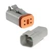 NARVA 4-Way Male/Female Deutsch® Connector With Wedges and Size 16 Terminals Kit (Pair)