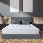 Royal Comfort 1200GSM Deluxe 7-Zone Mattress Topper Single White