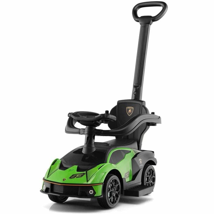 Costway Lamborghini Licensed Kids Ride On Push Car Green