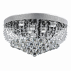 5 Light Crystal Ceiling Fixture - Delessi Accuto - Chrome