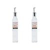 2x Kitchenworks Large Oil/vinegar Bottle Kitchen Tabletop Accessories 500ml