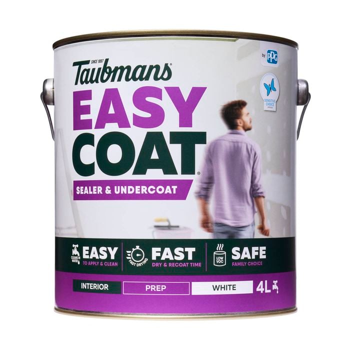 Taubmans 4L White Easycoat Prep Sealer And Undercoat