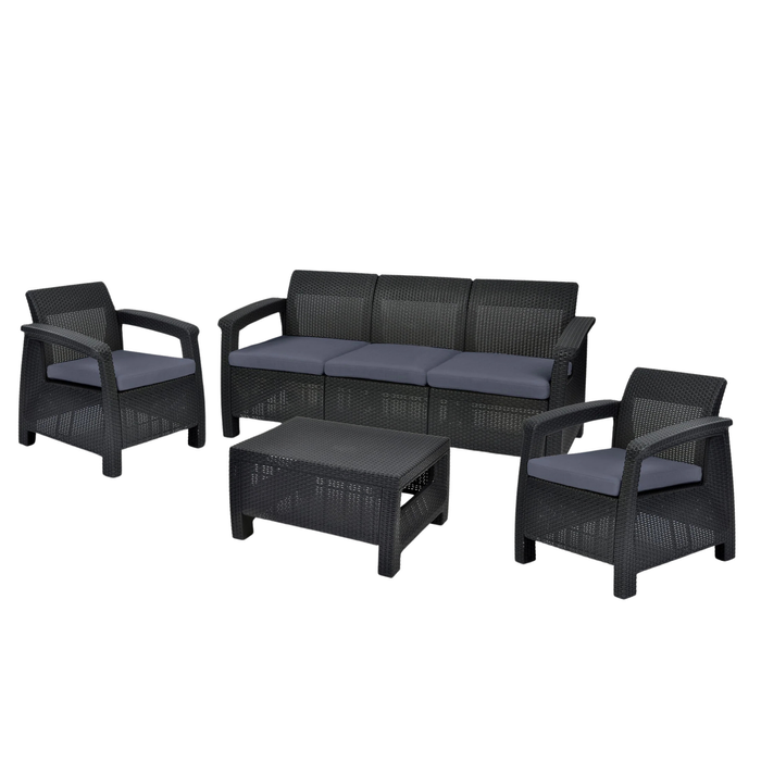 Keter Corfu 5 Seater Lounge Set