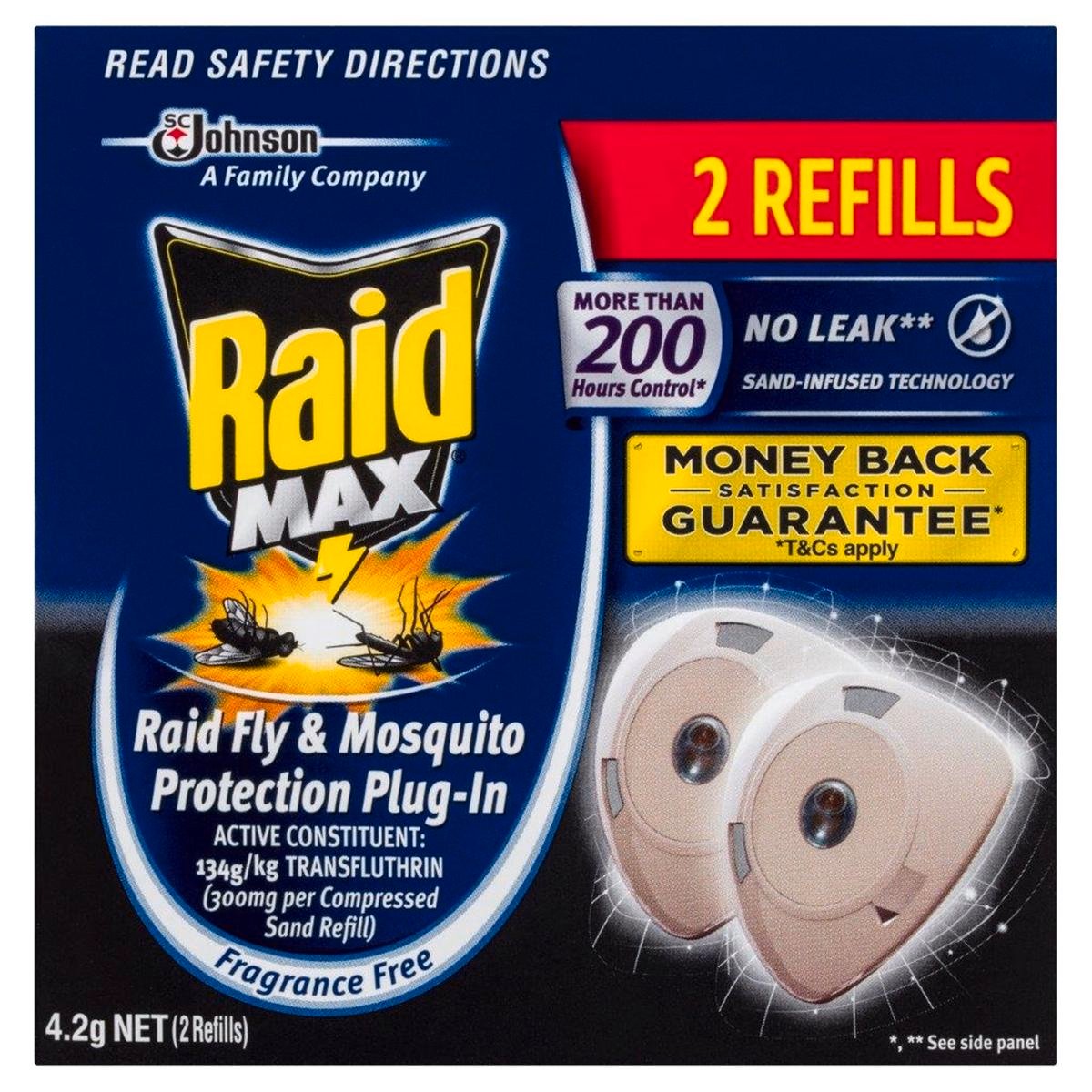 Raid Max Fly And Mosquito Electronic Insecticide Refill - Bunnings ...