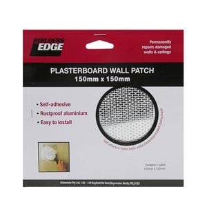 Builders Edge 150 x 150mm Aluminium Plasterboard Hole Patch