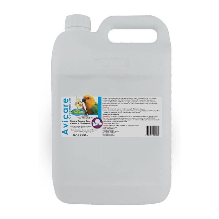 Vetafarm Avicare Concentrate Bird Cage Cleaner & Disinfectant 5L