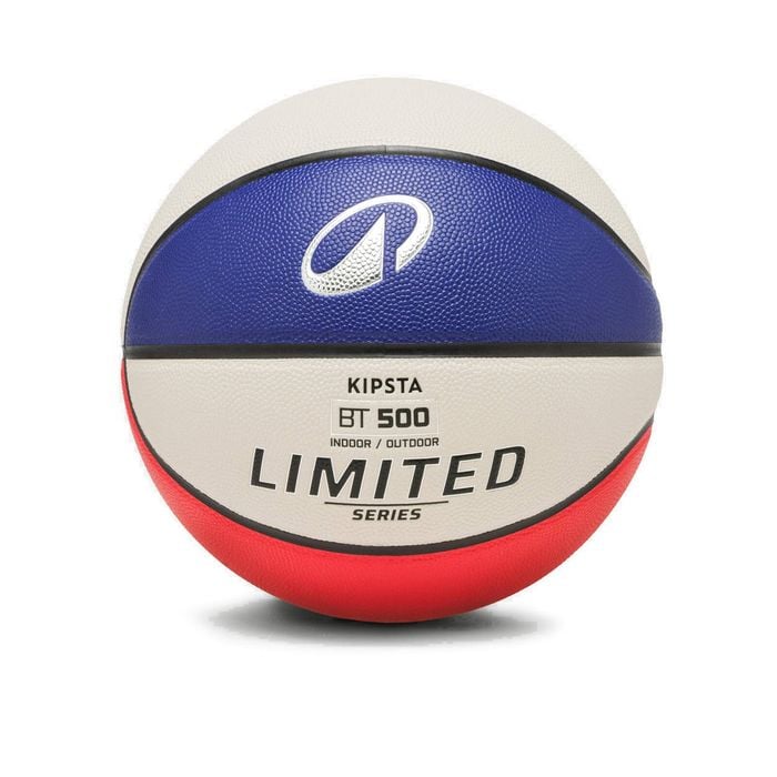 Decathlon - Size 7 Basketball Bt500 Touch - Blue/Red - One Size