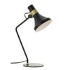 Telbix Roma Industrial Table Desk Lamp Light Metal Black Brass Matt