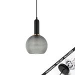 Snap Lighting Pelota Glass Downlight to Pendant Light Conversion Kit Black