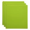 3x Marbig Pp Clearview 4 D-ring 50mm A4 Insert Binder File Paper Organiser Lime