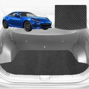 6D Diamond Car Boot Mat for Subaru BRZ Z12012-2021-Cargo Mat-Black-Outback GT