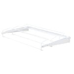 Flexi Storage White Sliding Shoe Rack For Heels