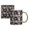 2pc Ashdene Decadence 360ml New Bone China Mug & Coaster Set - Noir