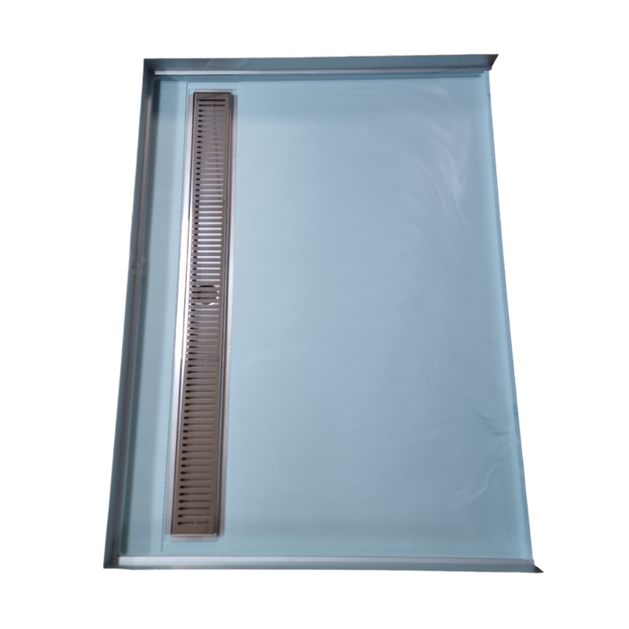 Wet Area Solutions 1200 x 900mm Rear Channel Patterned Tile-Over Tray System