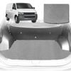 6D Diamond Car Boot Mat for VolksWagen Transporter T4, T5, T5 Facelift, T6, T6.12004-Current-Cargo Mat-Grey-Outback GT